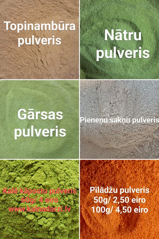  ŽĀVĒTU AUGU PULVERI EKO