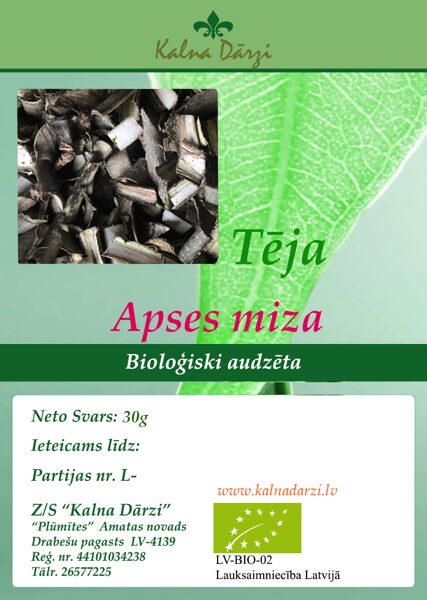 Tēja APSES MIZA EKO (Populus tremula)