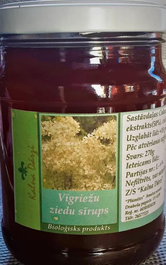 bio vīgriežu sīrups
